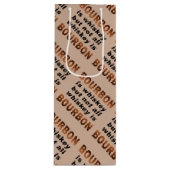 ギフトバッグ-すべてのウィスキーがブルボンではないです! ワインギフトバッグ (正面)