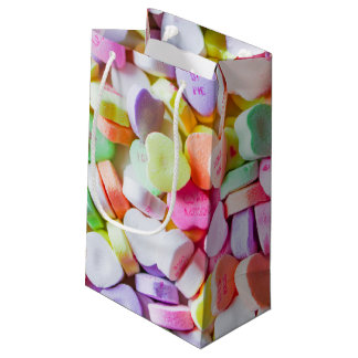 ギフトバッグ-キャンデーの会話のハート スモールペーパーバッグ