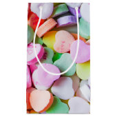 ギフトバッグ-キャンデーの会話のハート スモールペーパーバッグ (正面)