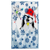 ギフトバッグ　クリスマス　ペンギン スモールペーパーバッグ (裏面)