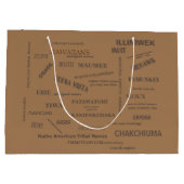 ギフトバッグ / ネイティブアメリカン部族名 / mmetropolim (裏面)