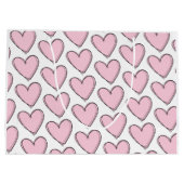 ギフトバッグ - ピンクハート (裏面)