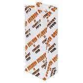 ギフトバッグ-ブルボンは心地よいの食糧です ワインギフトバッグ (裏面アングル)