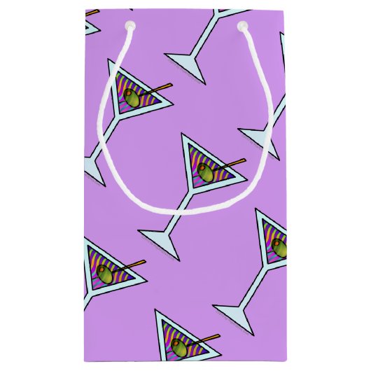 ギフトバッグ-マルティーニのデザイン スモールペーパーバッグ (裏面)