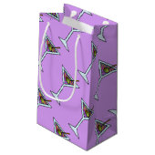 ギフトバッグ-マルティーニのデザイン スモールペーパーバッグ (裏面アングル)