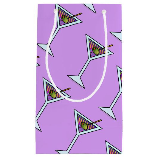 ギフトバッグ-マルティーニのデザイン スモールペーパーバッグ (正面)