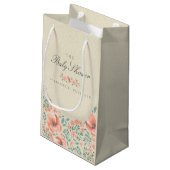 ギフトバッグ | ヴィンテージフローラストーリーブックベビーシャワー (裏面アングル)