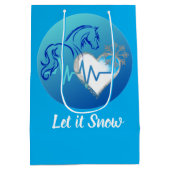 ギフトバッグ 雪が降るよ！ (裏面)