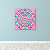 ギフトバラピンク キャンバスプリント (インサイチュ (ウッドフロア))