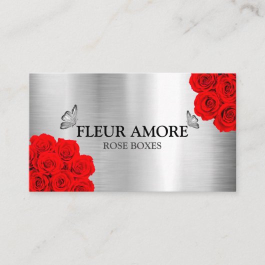 ギフトバラボックスフラワーボックス 名刺 (正面)