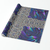 ギフトパターかわいらしンを包みエレガント込む ラッピングペーパー (アンロールド)