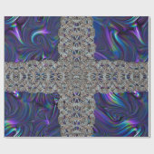 ギフトパターかわいらしンを包みエレガント込む ラッピングペーパー (フラット)