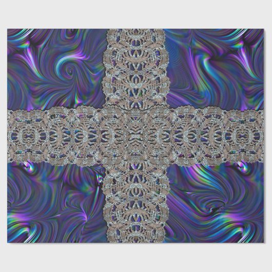 ギフトパターかわいらしンを包みエレガント込む ラッピングペーパー (フラット)