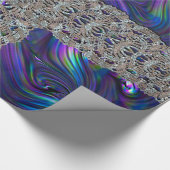 ギフトパターかわいらしンを包みエレガント込む ラッピングペーパー (コーナー)