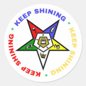 ギフトパッケージの東スターのステッカーの注文 ラウンドシール (正面)