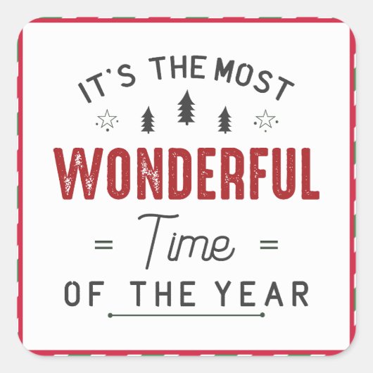 ギフトパッケージ スクエアシール (正面)