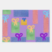 ギフトパッケージBowsすべての行事 ラッピングペーパーシート (正面3)