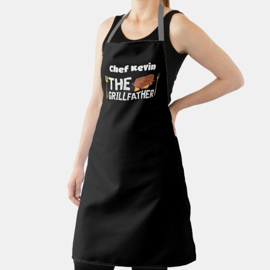ギフトパパ名前をカスタムする父の日グリル父 エプロン (インサイチュ)