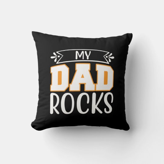 ギフトパパ |パパの岩 クッション (正面)
