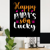 ギフトパパ | Happy Papa's Son Lucky ポスター (ホームオフィス)