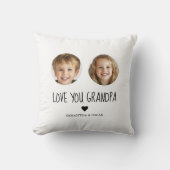 ギフトパーソナライズされたギフト | カスタム孫顔 クッション (正面)