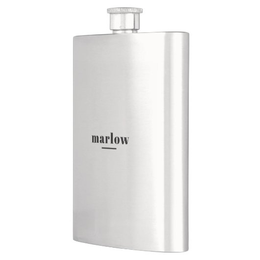 ギフトパーソナライズされたス男性へレス鋼製フラスコ フラスク (左)