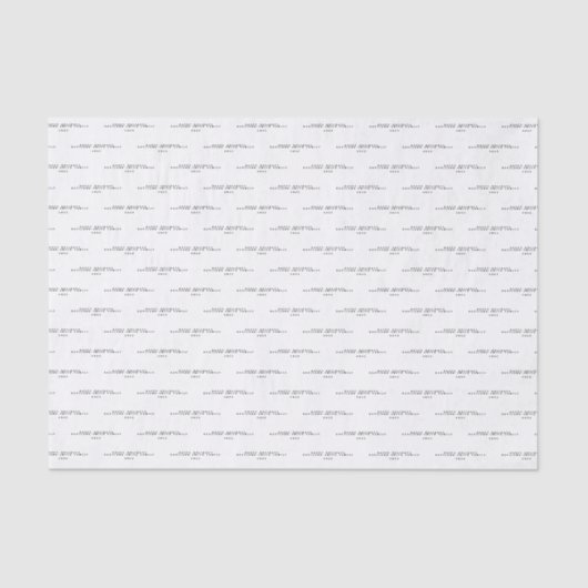 ギフトパーソナライズされたティッシュHAMbyWG 薄葉紙 (正面)