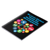 ギフトパーソナライズされたノート ノートブック (左側)