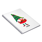 ギフトパーソナライズされたボックスを持つクリスマス格言 ノートブック (右側)