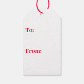 ギフトパーソナライズされたラベル- Santaより ギフトタグ