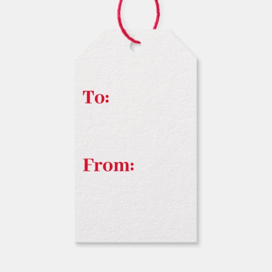 ギフトパーソナライズされたラベル- Santaより ギフトタグ (裏面)