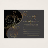 ギフトパーソナライズされた券テンプレート印刷可能 (正面)