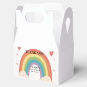 ギフトパーソナライズされた赤ちゃんシャワーありがとう フェイバーボックス (オープン)