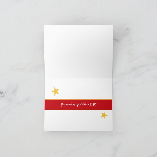 ギフトパーティームービーテーマありがとうあいさつカード サンキューカード (内部)