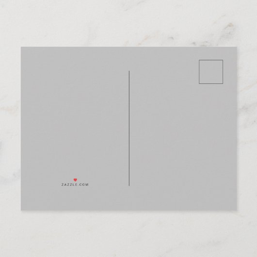 ギフトピラー缶とクリスマスハットのペンギン 案内ポストカード (裏面)