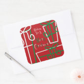 ギフトファンキーボックス スクエアシール (封筒)