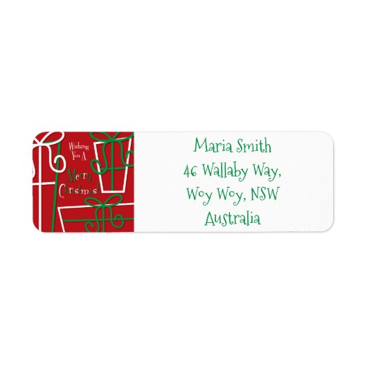 ギフトファンキーボックス ラベル (正面)