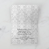 ギフトフェイクボックススタイルボウシーズンのグリーティングカード シーズンカード (内部)