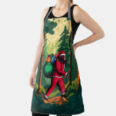 ギフトフォレストの森のビッグフットのサンタクロース エプロン (インサイチュ)