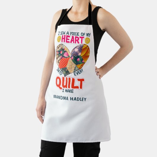 ギフトフォー祖母裁縫キルティング エプロン (インサイチュ)