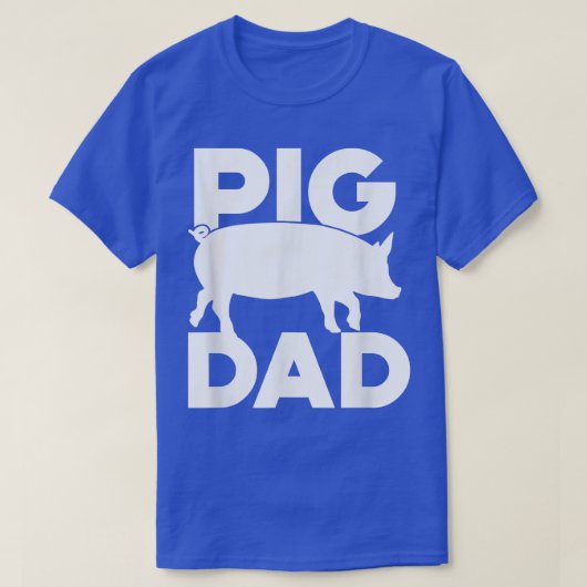 ギフトフォー豚農家豚パパ Tシャツ (デザイン正面)