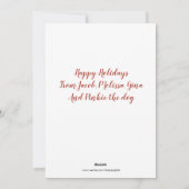 ギフトフランスのボックスの爪先付きブルドッグパピー シーズンカード (裏面)