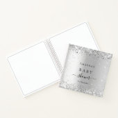 ギフトブック ベビーシャワー シルバー ネーム ノートブック (内部)