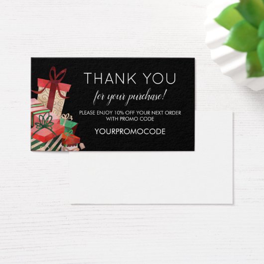 ギフトプロモーションコード割引カード (デスク)