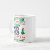 ギフトペンギンのクリスマスメリークリスマス コーヒーマグカップ (正面左)