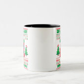 ギフトペンギンのクリスマスメリークリスマス ツートーンマグカップ (中央)