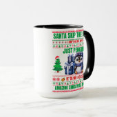 ギフトペンギンのクリスマスメリークリスマス マグカップ (正面右)