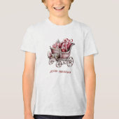 ギフトホリデー付きクリスマスそり トライブレンドＴシャツ (正面)