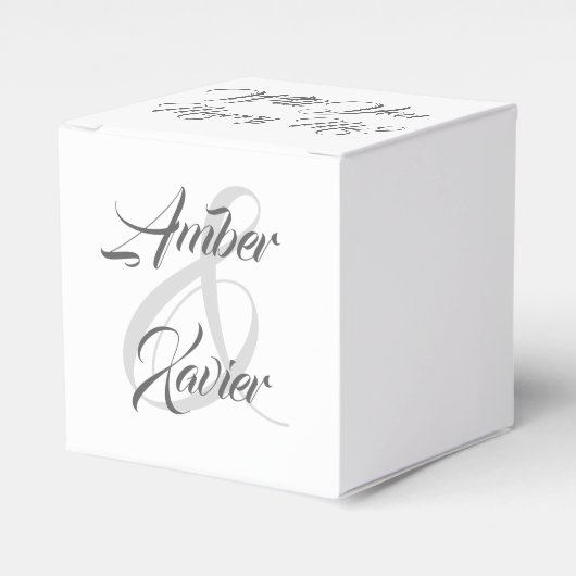 ギフトボックスに結婚してくれないか フェイバーボックス (正面サイド)
