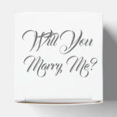 ギフトボックスに結婚してくれないか フェイバーボックス (上部)